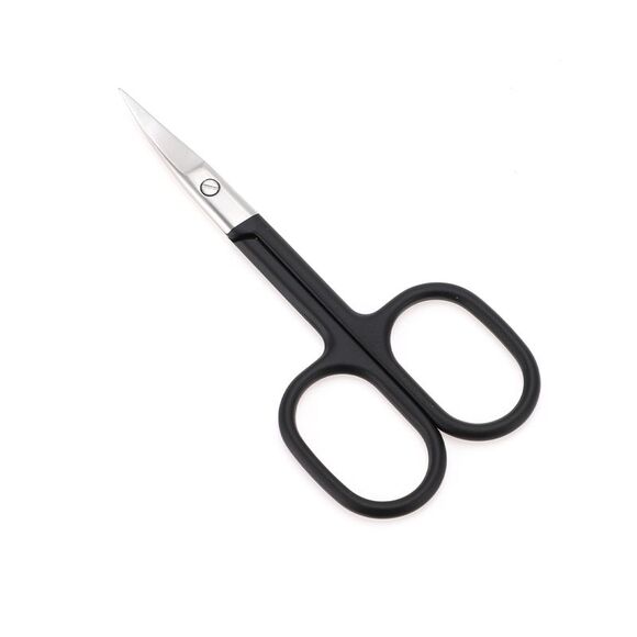 Bend Scissors Eyebrow Trimmer Scissors Black - Picture 1 of 3